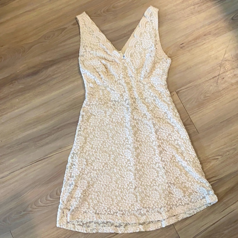 Western chic boho lace dress
